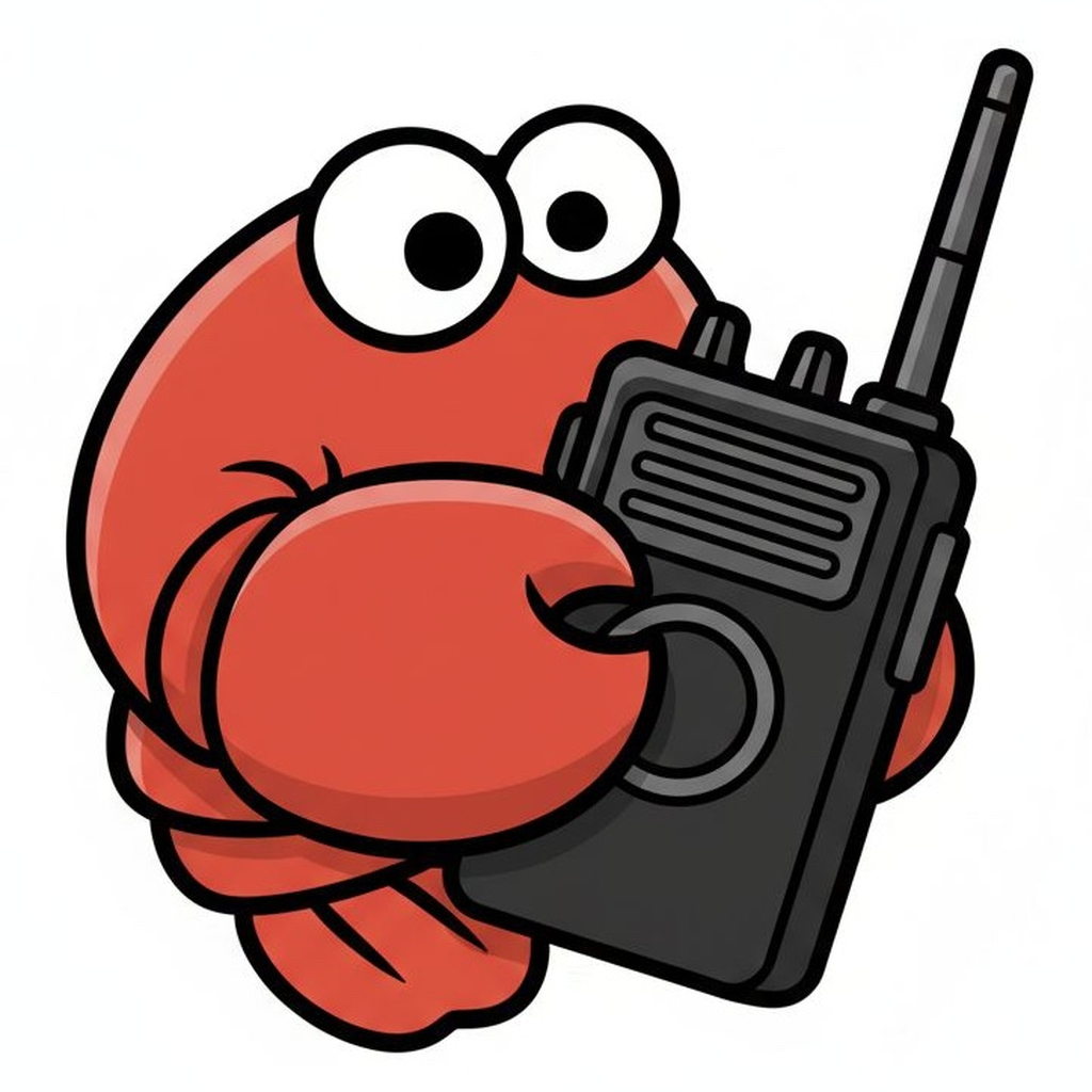 ClawieTalkie mascot